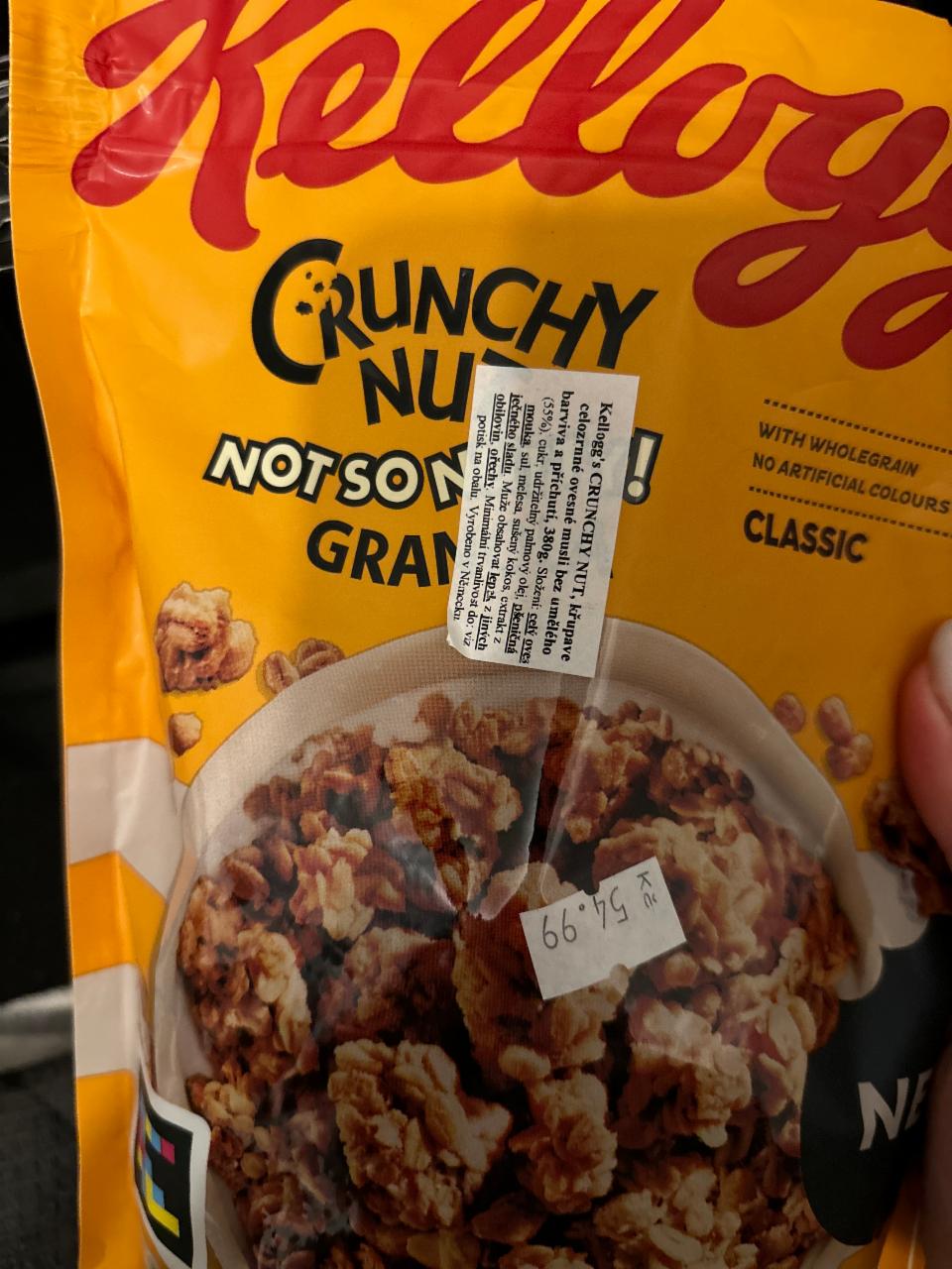 Képek - Kellogg's Crunchy Nut Granola ropogós müzlidarabok 380 g