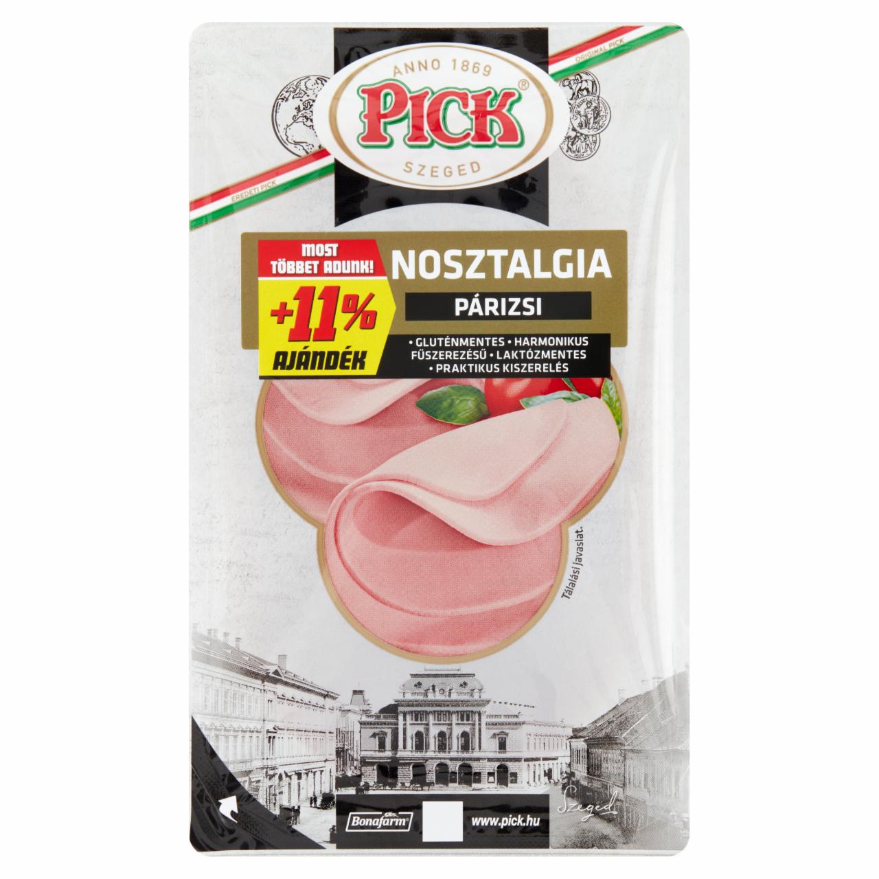 Képek - PICK Nosztalgia szeletelt marha- és sertéshúsból készült párizsi 111 g