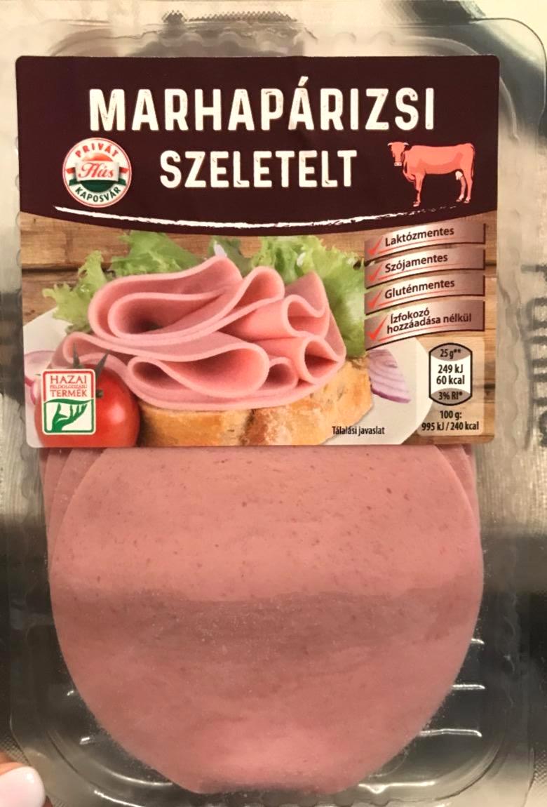 Képek - Marhapárizsi szeletelt Privát hús Kaposvár