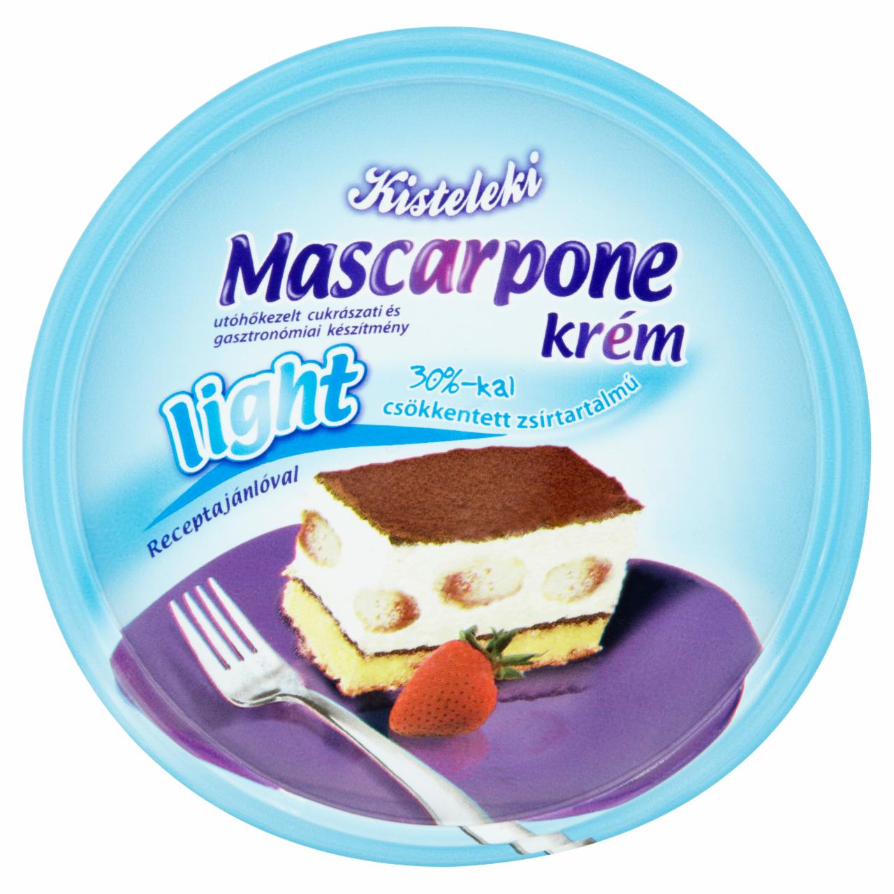 Képek - Kisteleki Light mascarpone krém 500 g