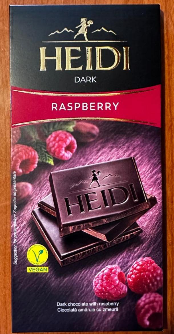 Képek - Étcsokoládé málnadarabokkal Heidi