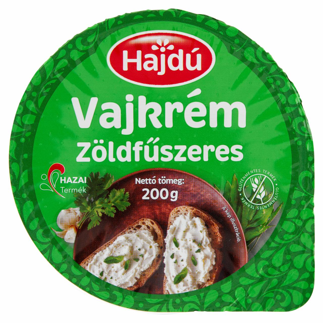 Képek - Hajdú zöldfűszeres vajkrém 200 g
