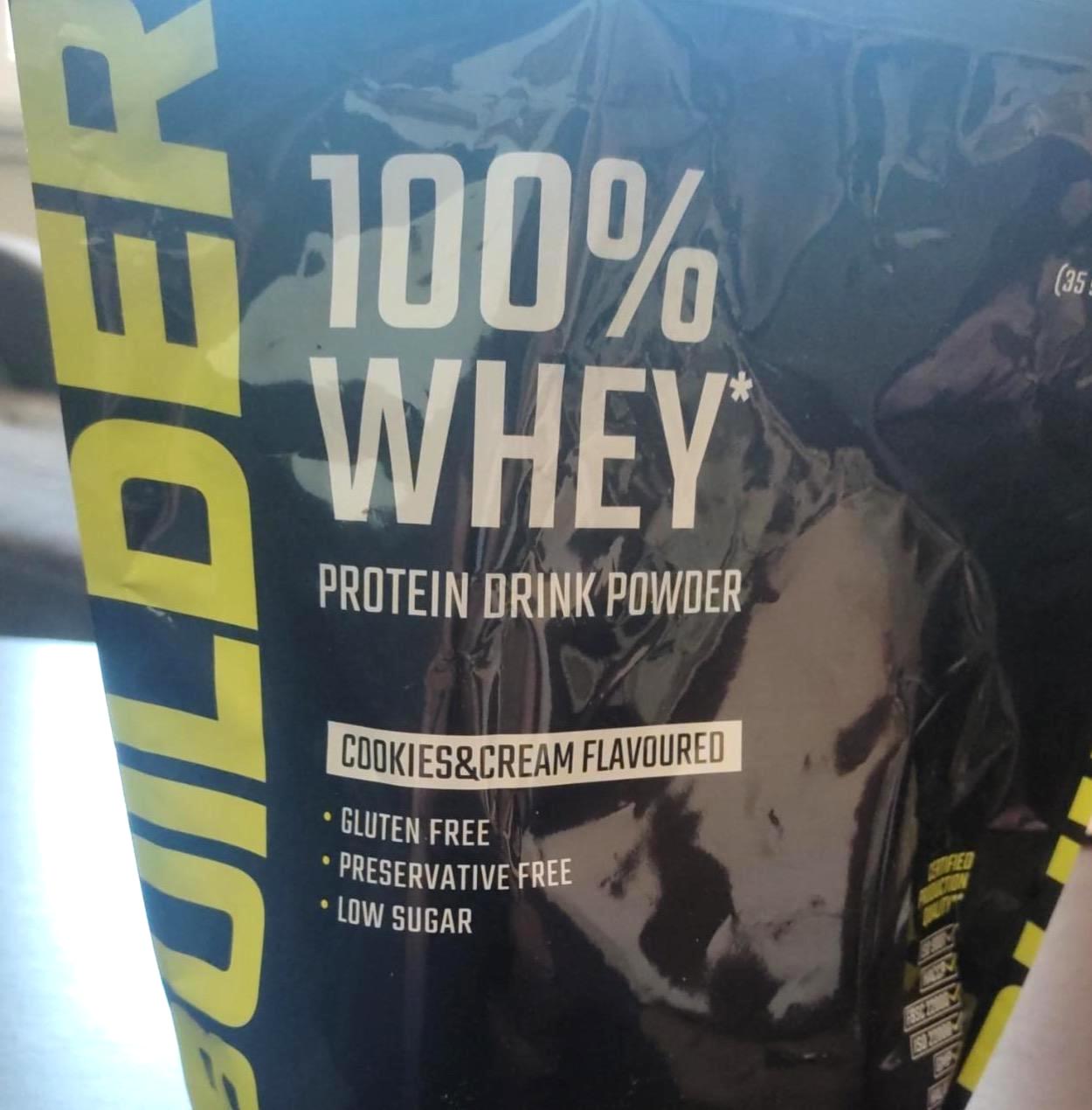 Képek - 100% whey protein Cookies & cream Builder