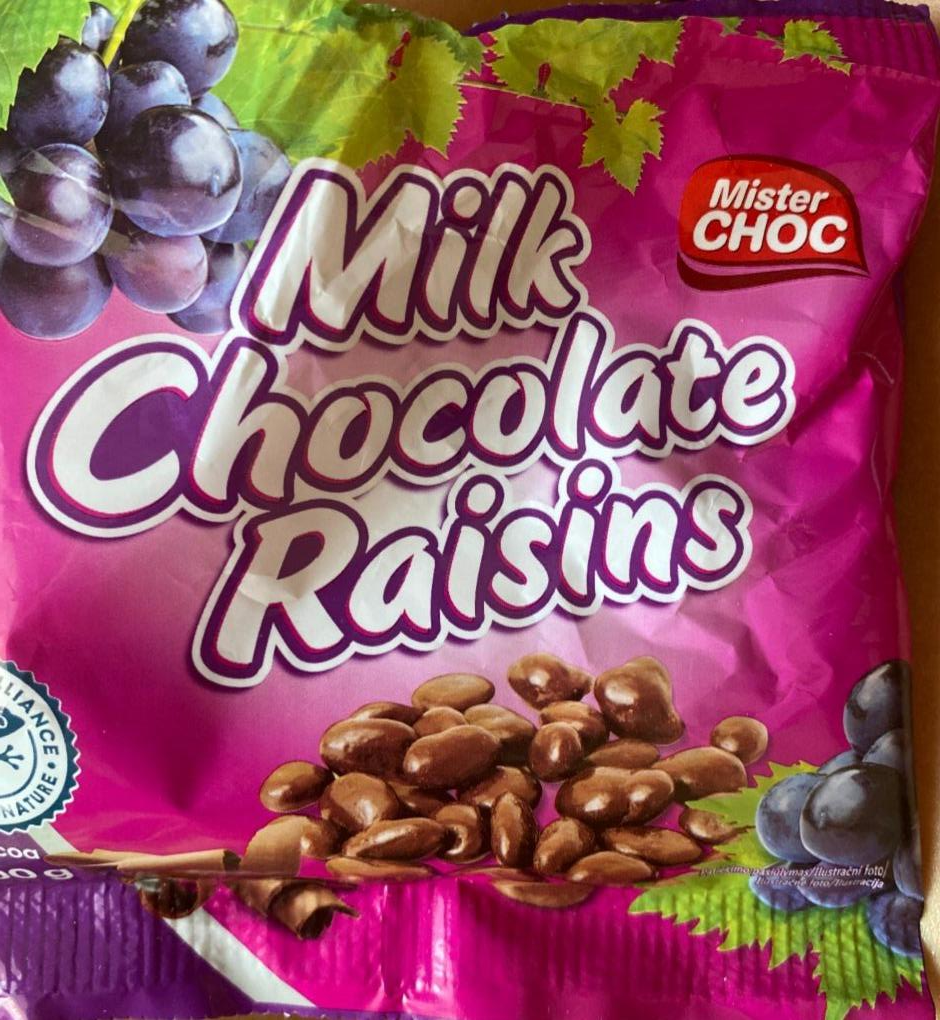 Képek - Csoki bogyó Milk chocolate raisins Mister Choc
