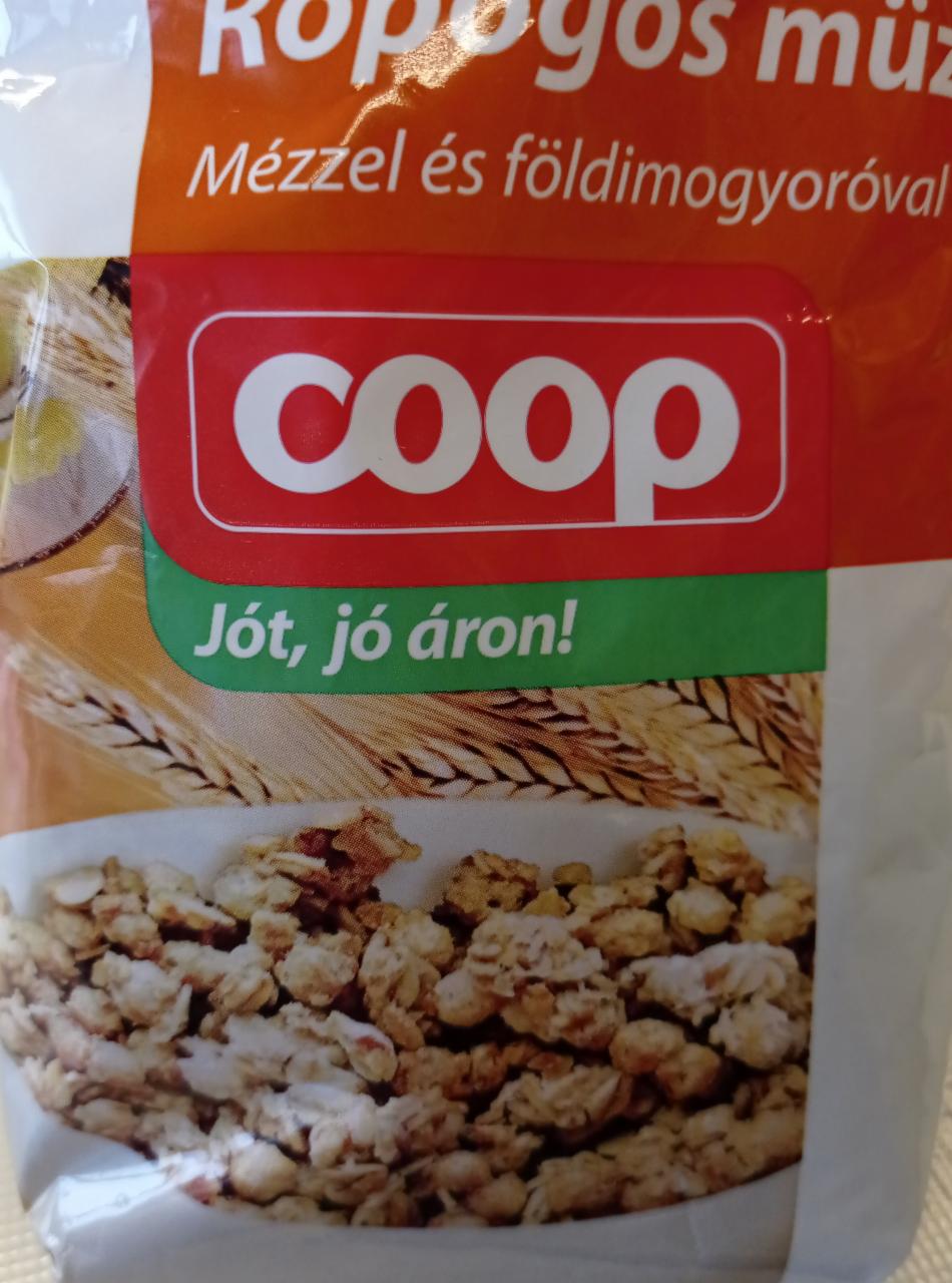 Képek - Ropogós müzli mézzel és mogyoróval Coop