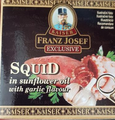 Képek - Exclusive tintahal napraforgóolajban fokhagyma ízesítéssel Kaiser Franz Josef