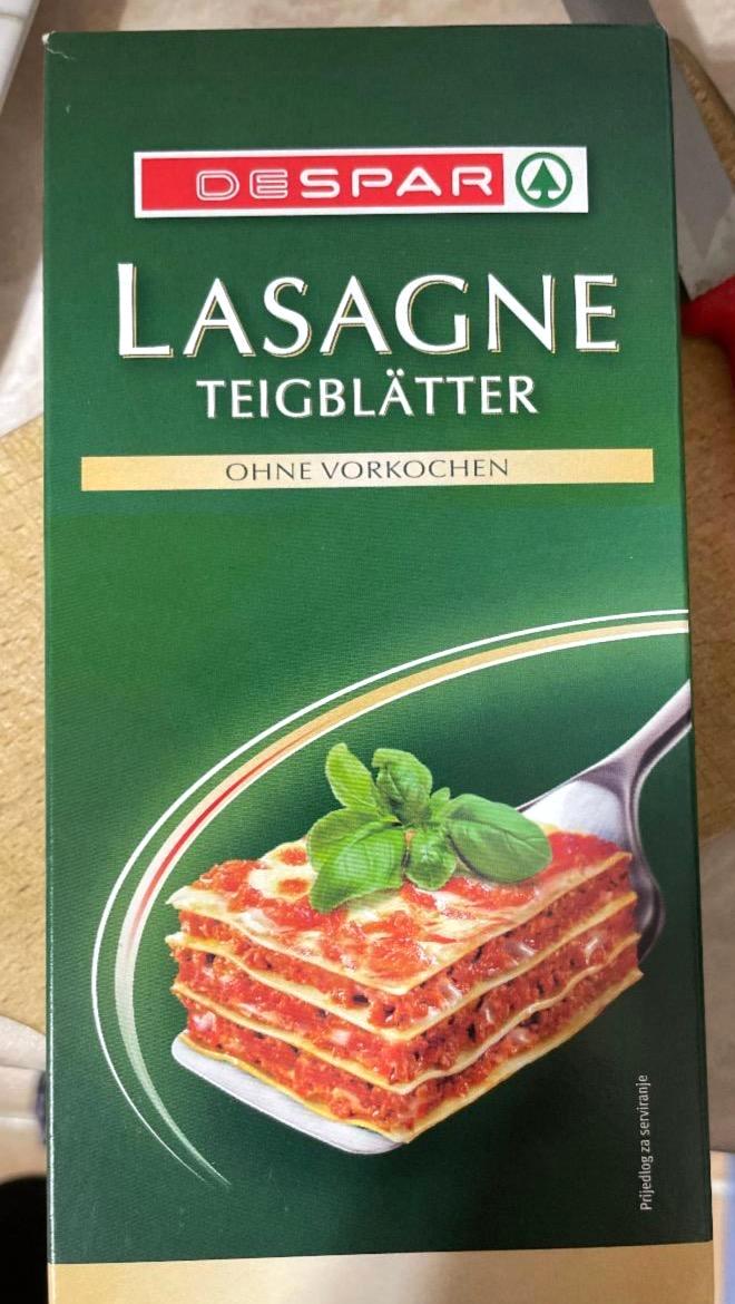 Képek - Lasagne teljeskiőrlésű Despar