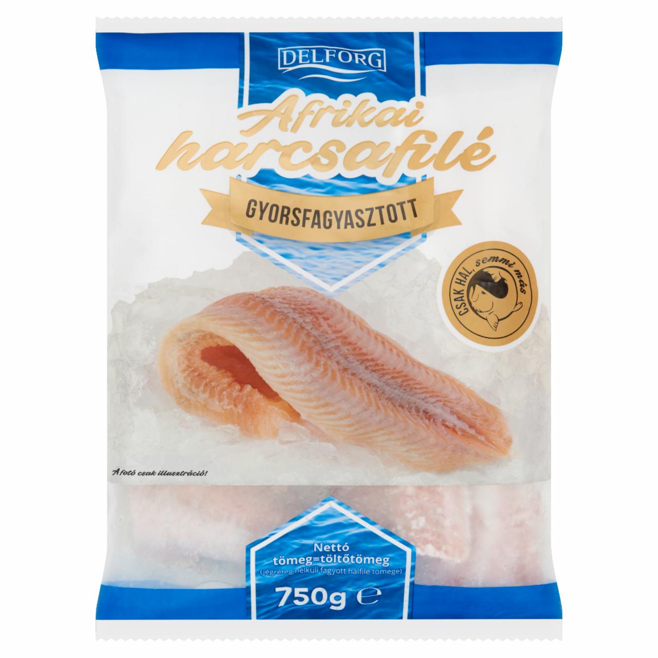 Képek - Delforg gyorsfagyasztott afrikai harcsafilé 750 g