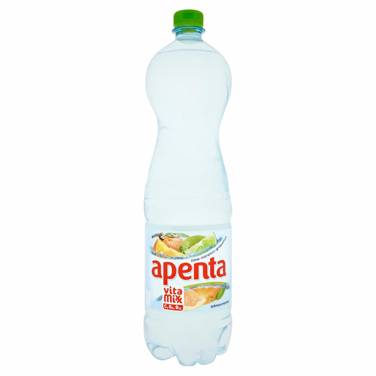 Képek - Apenta Vitamixx lime-narancs-grapefruit szénsavmentes energiaszegény üdítőital 1,5 l