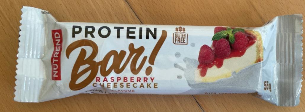 Képek - Nutrend Protein Bar málnás-sajttorta ízesítésű fehérjeszelet hozzáadott vitaminokkal 55 g