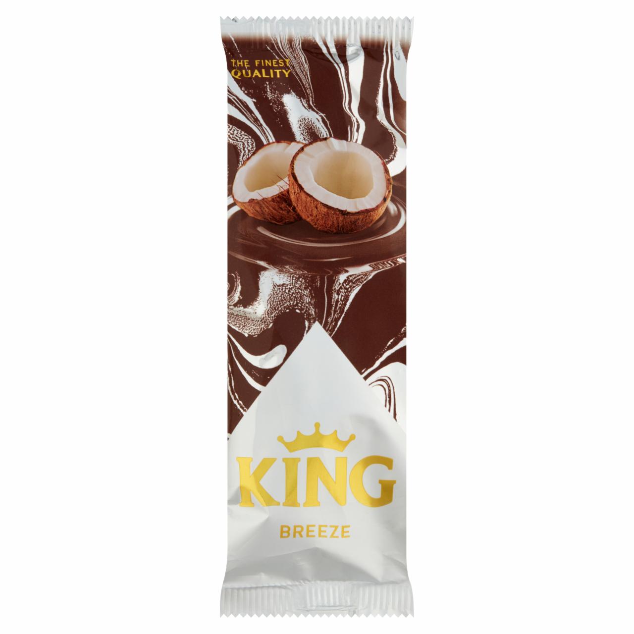 Képek - King Breeze kókuszos jégkrém kókuszdarabkás csokoládé ízű töltelékkel 100 ml