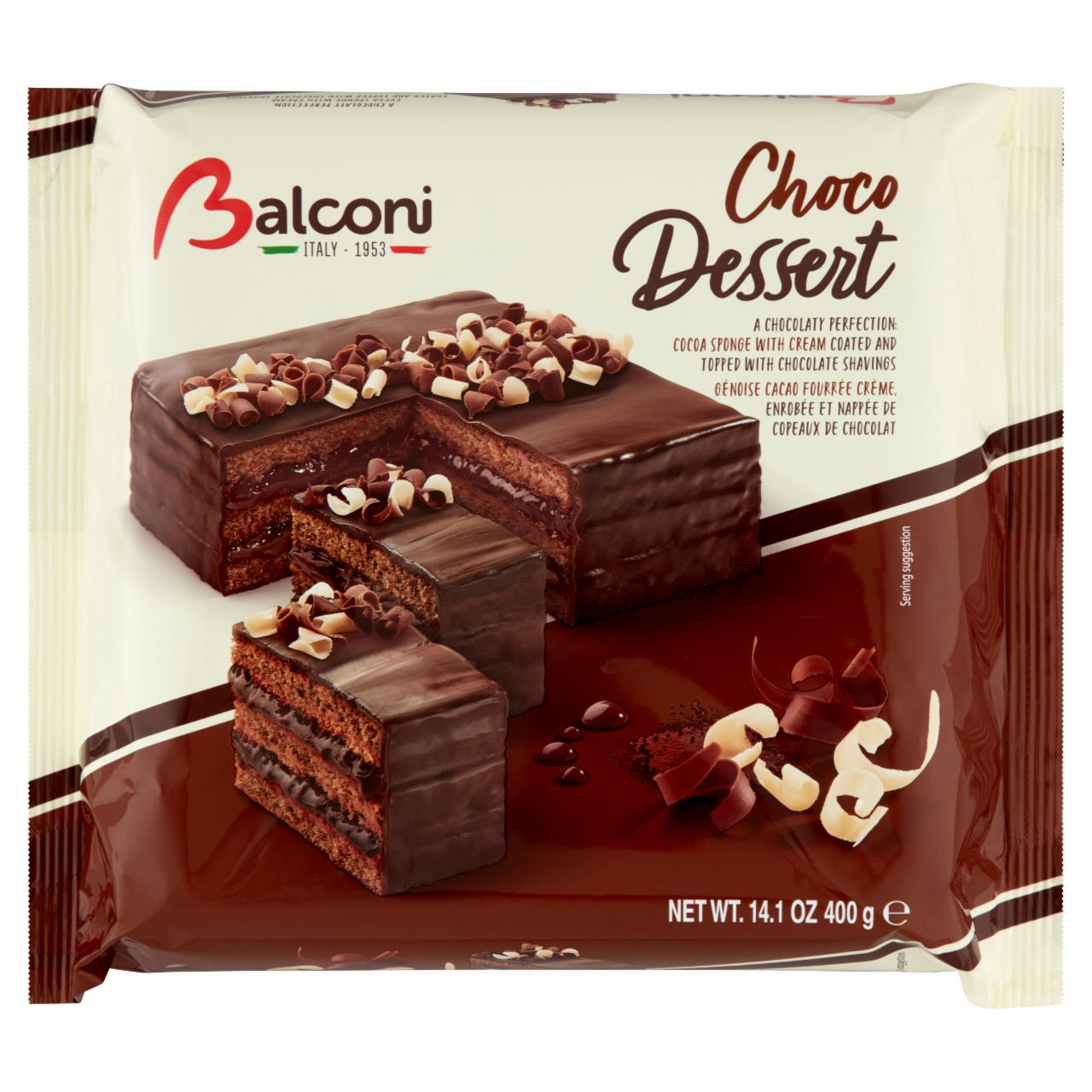 Képek - Balconi Chocodessert édes sütőipari termék zsírszegény kakaótartalmú bevonattal 400 g