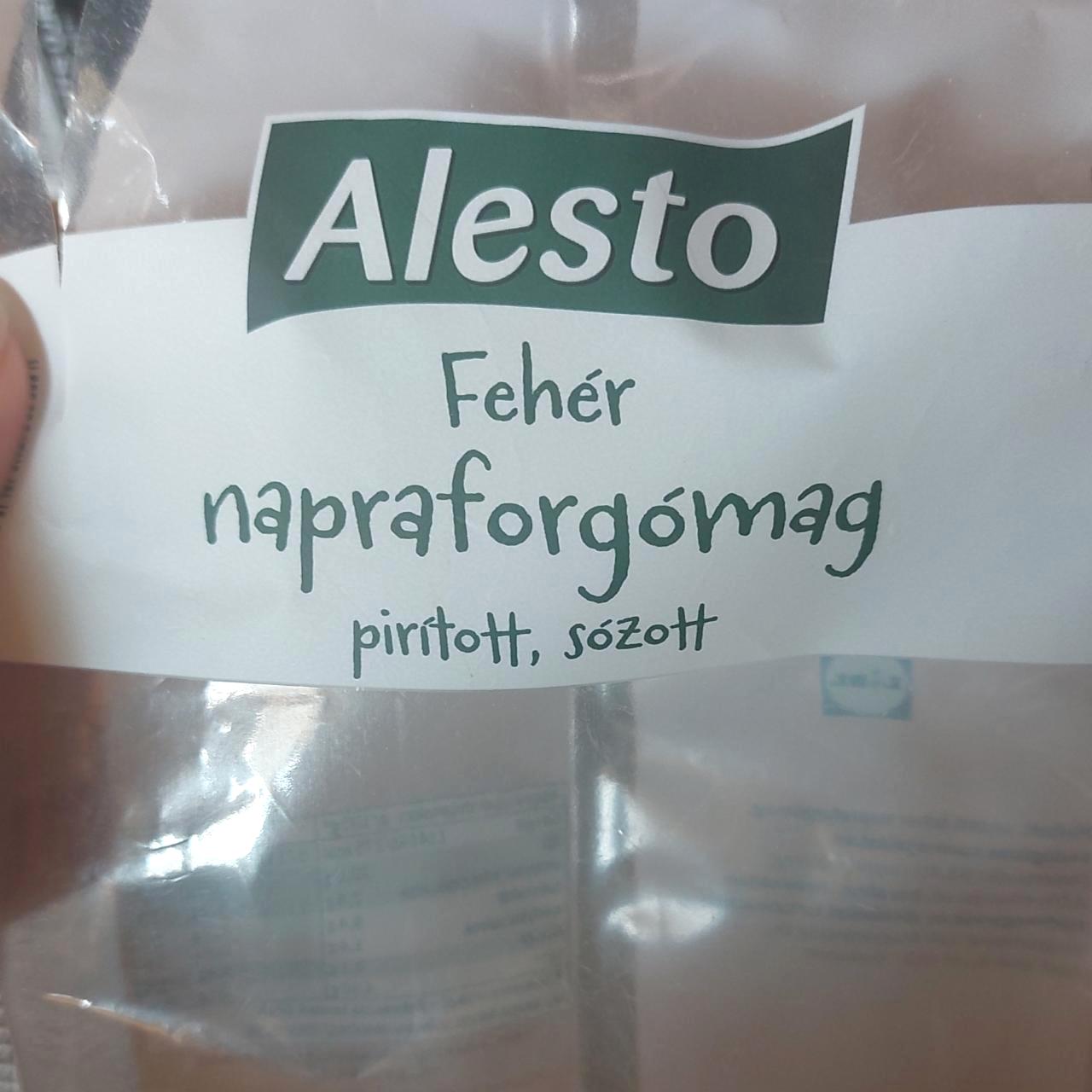 Képek - Fehér napraforgómag pirított, sózott Alesto