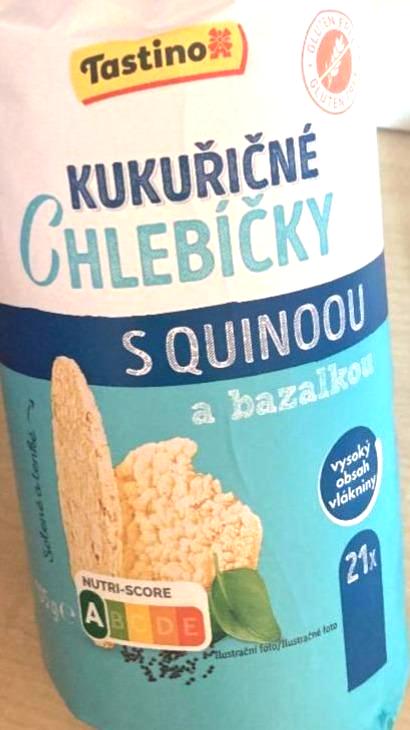 Képek - Kukuřičné chlebíčky s quinoou a bazalkou Tastino