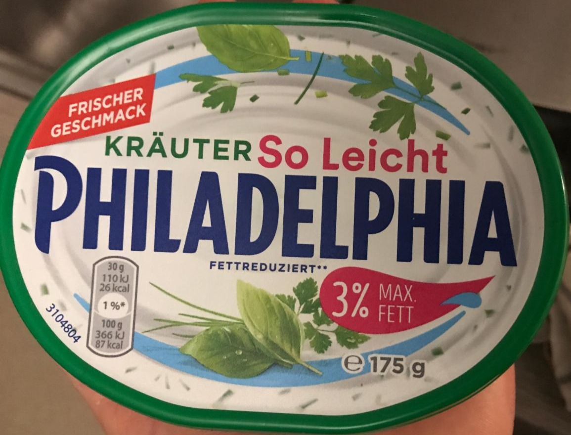 Képek - Sajtkrém Philadelphia Kräuter So Leicht