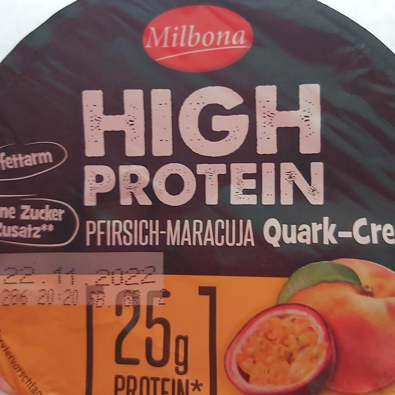 Képek - High protein túrókrém Barack-maracuja Milbona