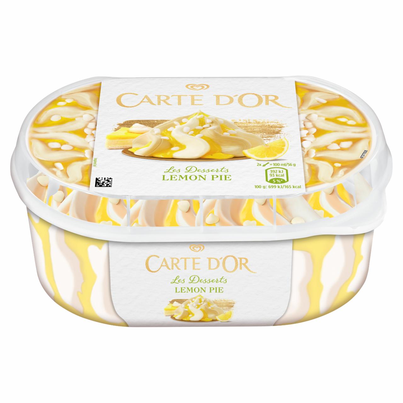 Képek - Carte D'Or Gelateria Citromtorta ízű jégkrém 900 ml