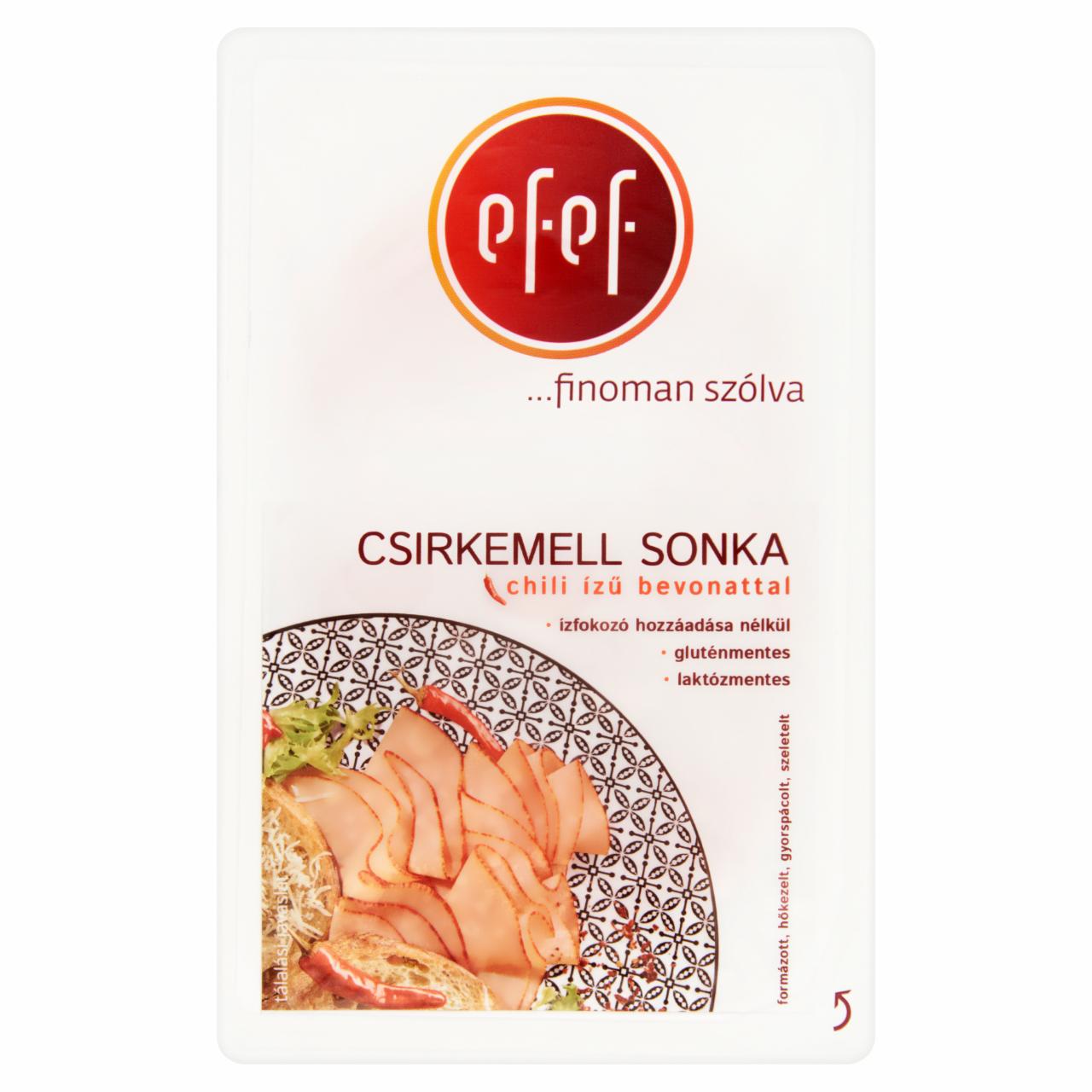 Képek - Szeletelt csirkemell sonka chili ízű bevonattal eFeF