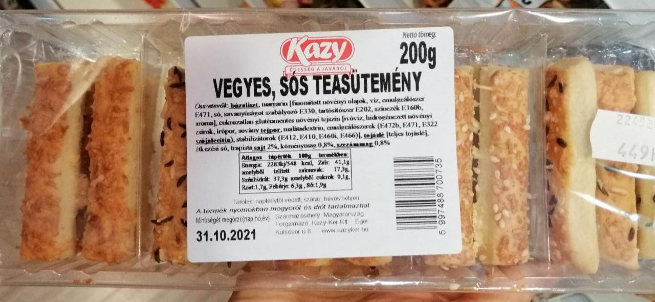 Képek - Vegyes sós teasütemény Kazy