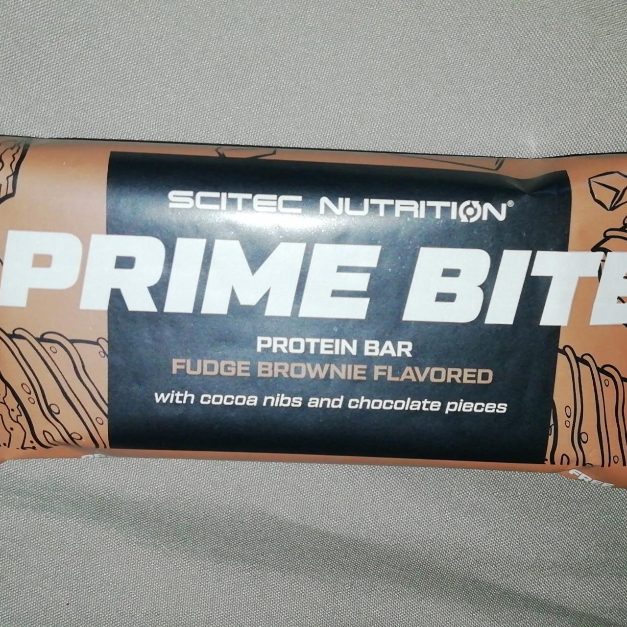 Képek - Prime Bite Protein Bar Fudge Brownie Scitec Nutrition