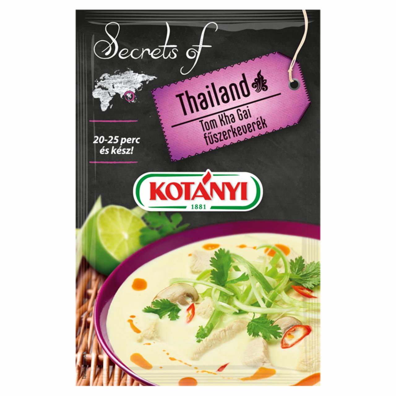 Képek - Kotányi Secrets of Thailand Tom Kha Gai fűszerkeverék 20 g