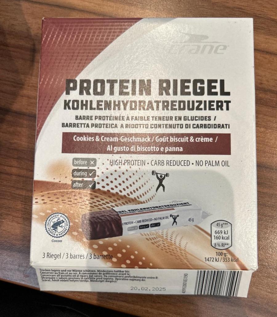 Képek - Protein szelet Cookies & cream Crane