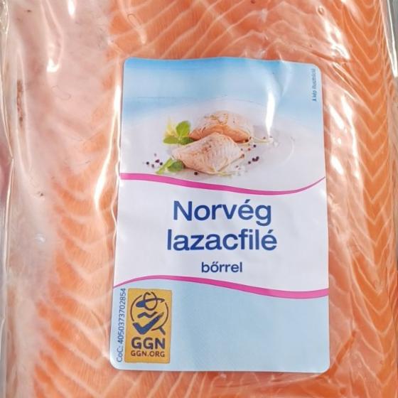 Képek - Norvég lazacfilé bőrrel GGN