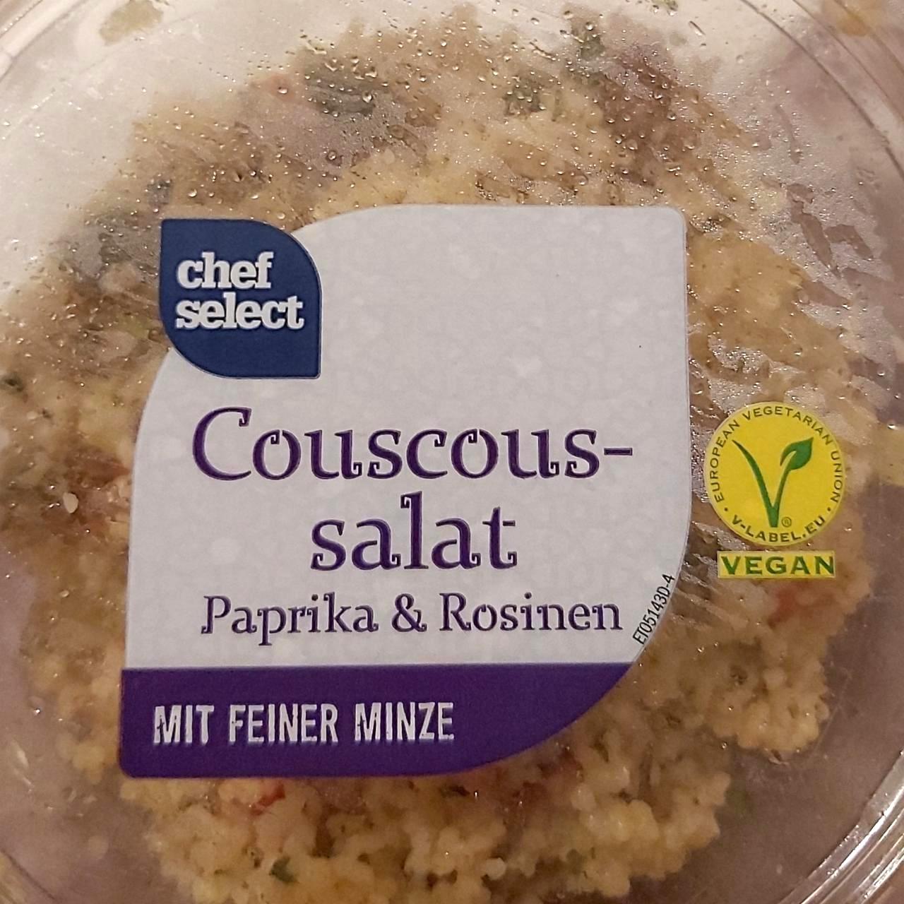 Képek - Couscous saláta paprikával, mazsolával, mentával Chef select