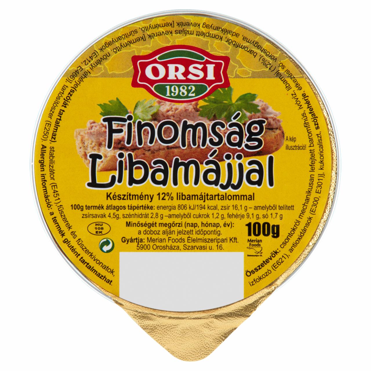 Képek - Orsi finomság libamájjal 100 g