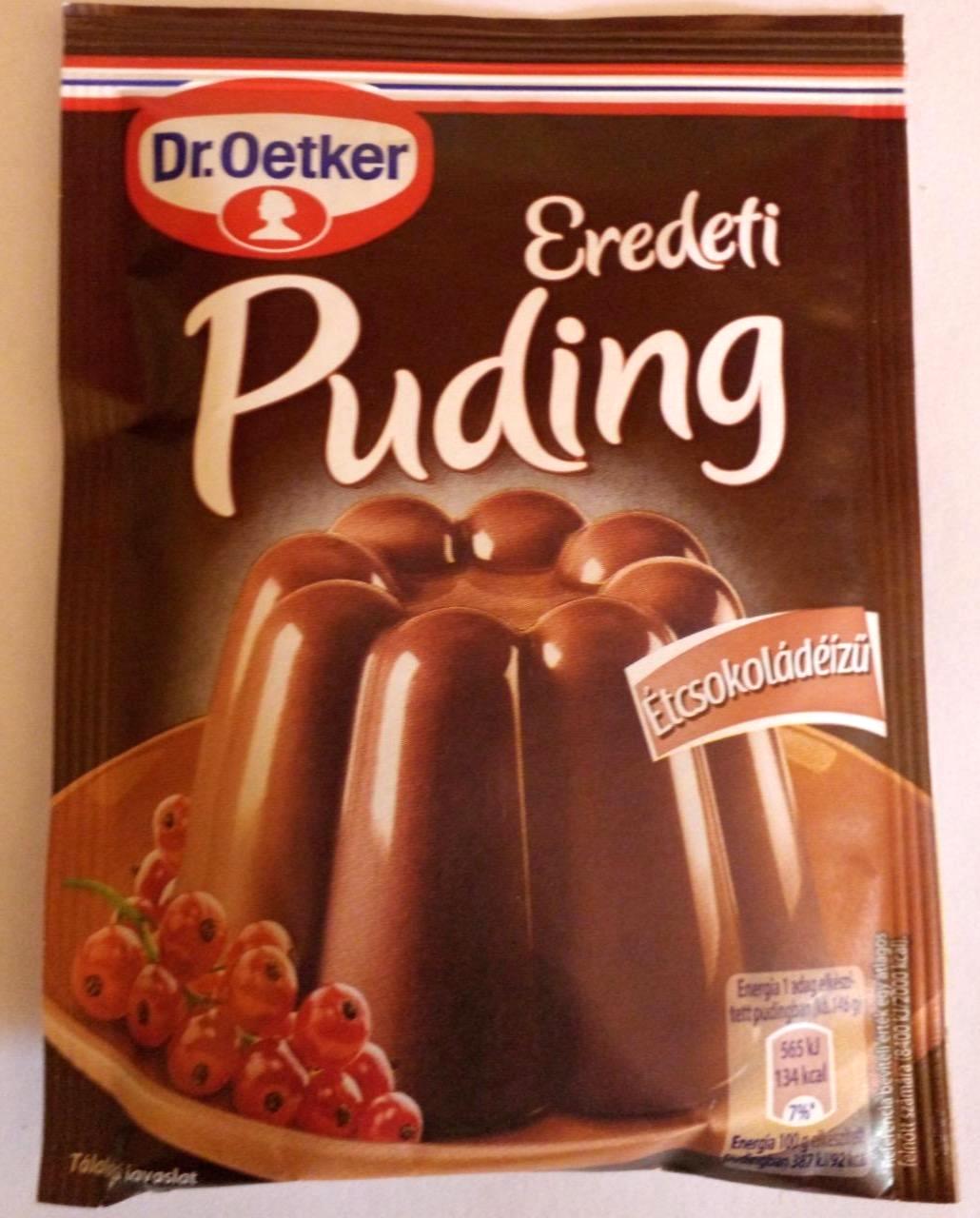 Képek - Eredeti puding Étcsokoládéízű Dr.Oetker