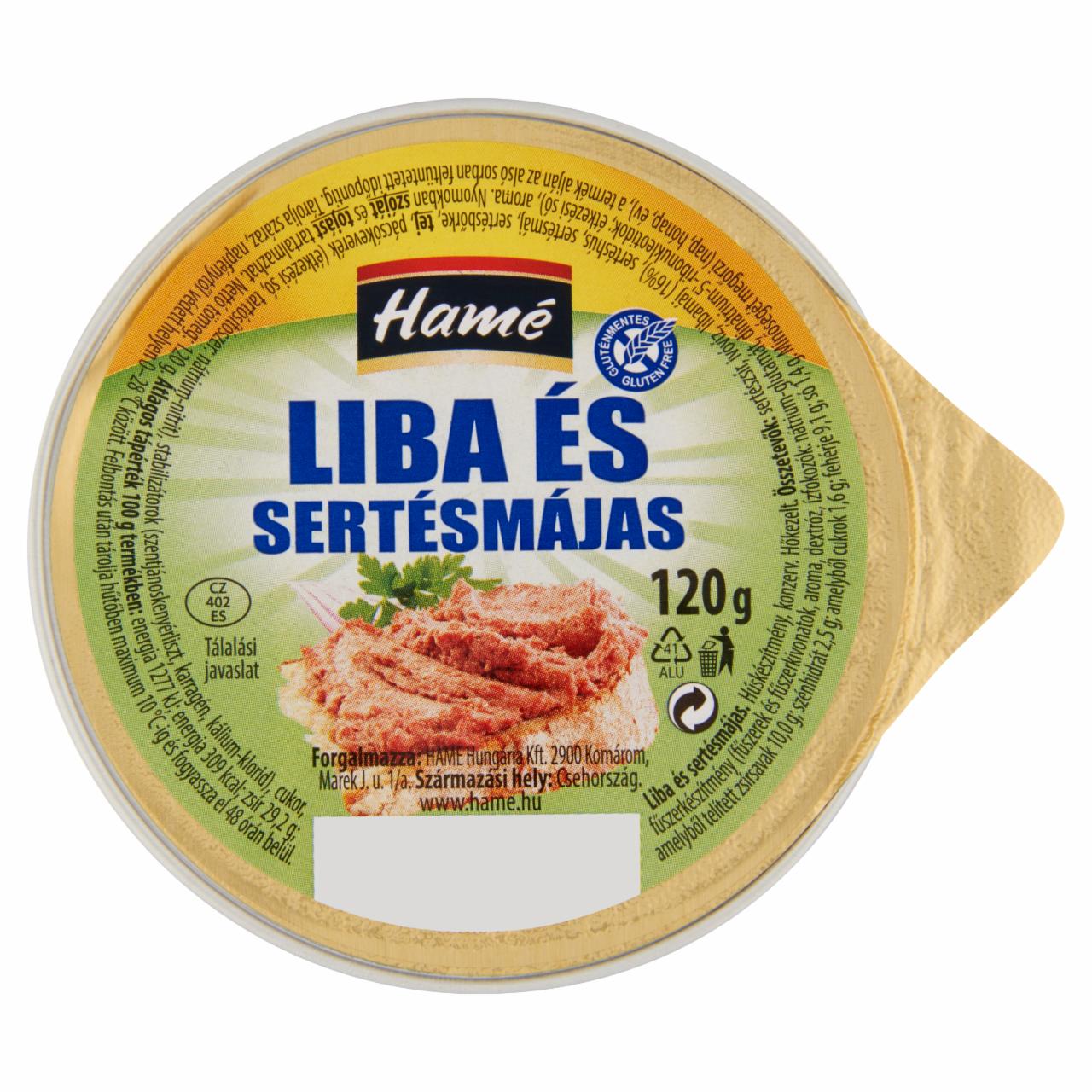 Képek - Hamé liba és sertésmájas 120 g