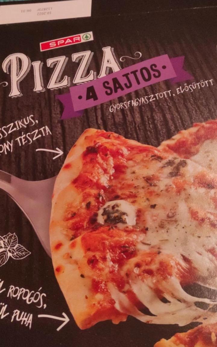 Képek - Pizza 4 sajtos gyorsfagyasztott elősütött Spar