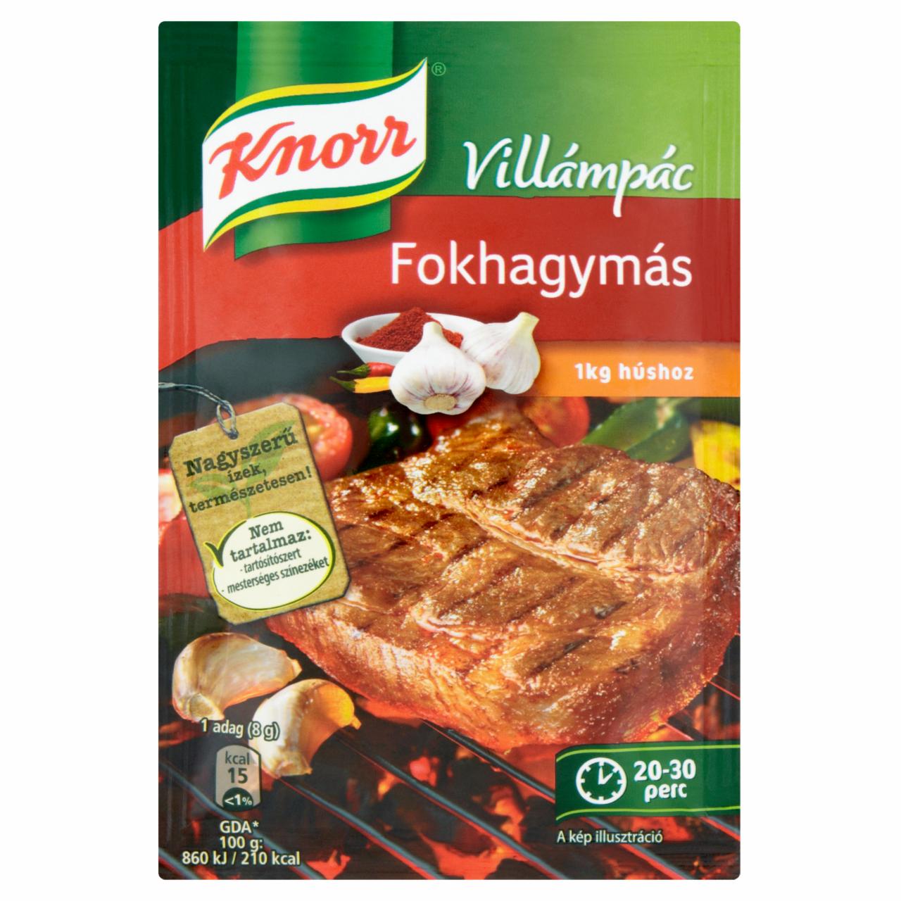 Képek - Knorr Villámpác fokhagymás fűszerkeverék 40 g