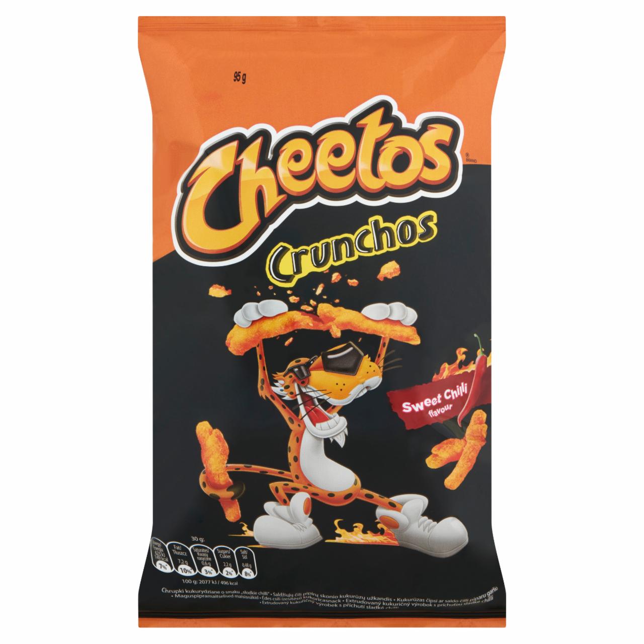 Képek - Cheetos Crunchos édes csili ízesítésű kukoricasnack 95 g
