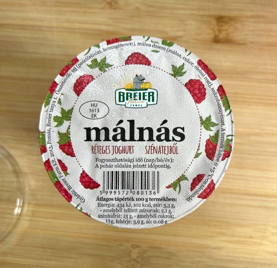 Képek - Málnás réteges joghurt szénatejből Breier