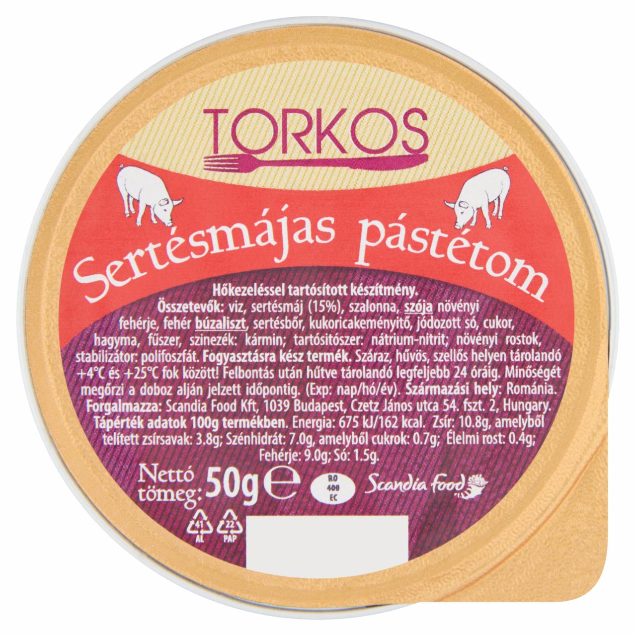 Képek - Torkos sertésmájas pástétom 50 g