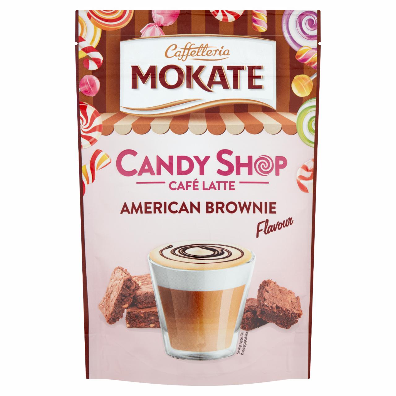 Képek - Mokate Candy Shop instant kávéitalpor amerikai brownie ízesítéssel 110 g