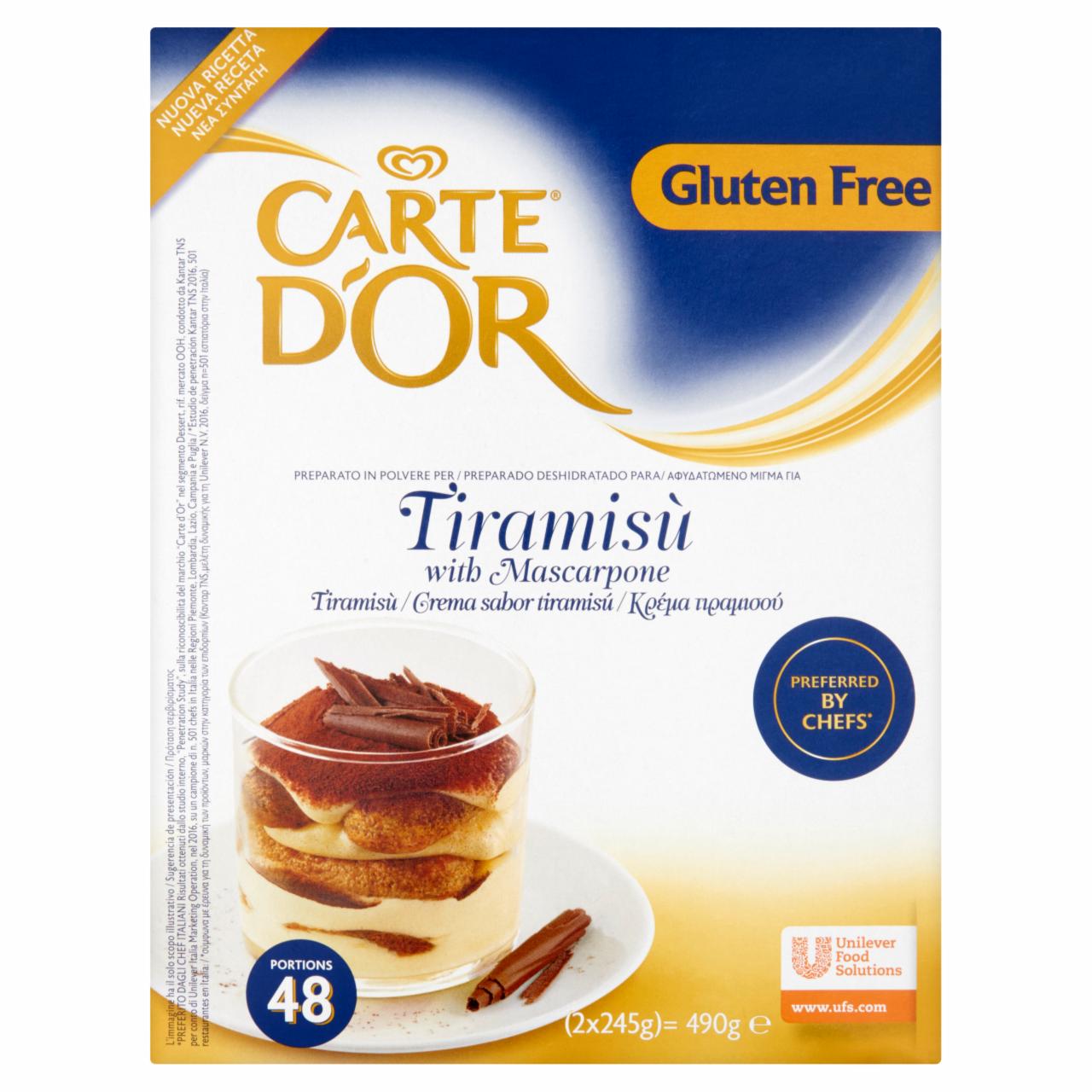 Képek - Carte D'Or Tiramisu krém alap 2 x 245 g