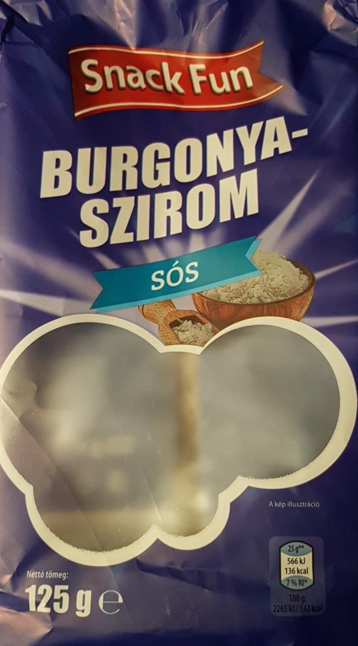 Képek - Burgonyaszirom sós Snack Fun