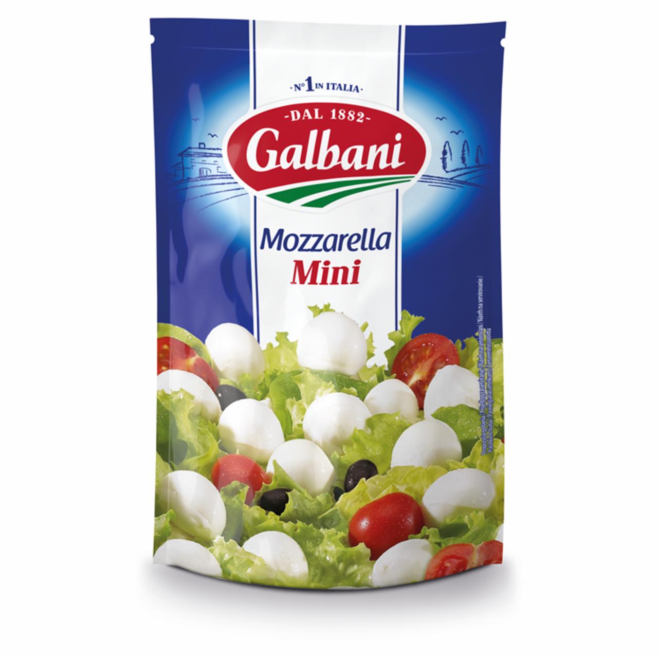 Képek - Galbani Mini mozzarella hevített-gyúrt félzsíros lágy sajt 100 g