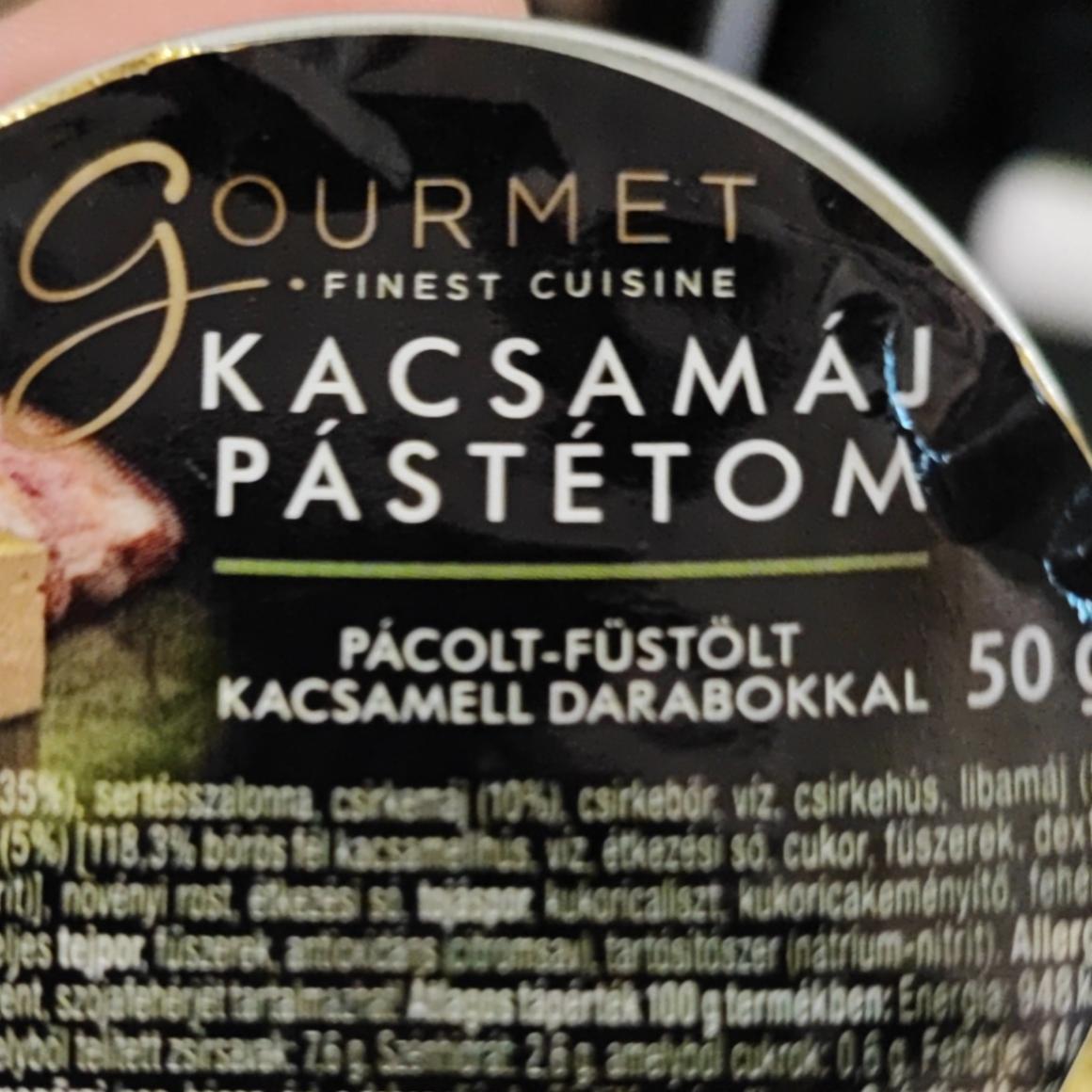 Képek - Kacsamáj pástétom pácolt-füstölt kacsamell darabokkal Gourmet