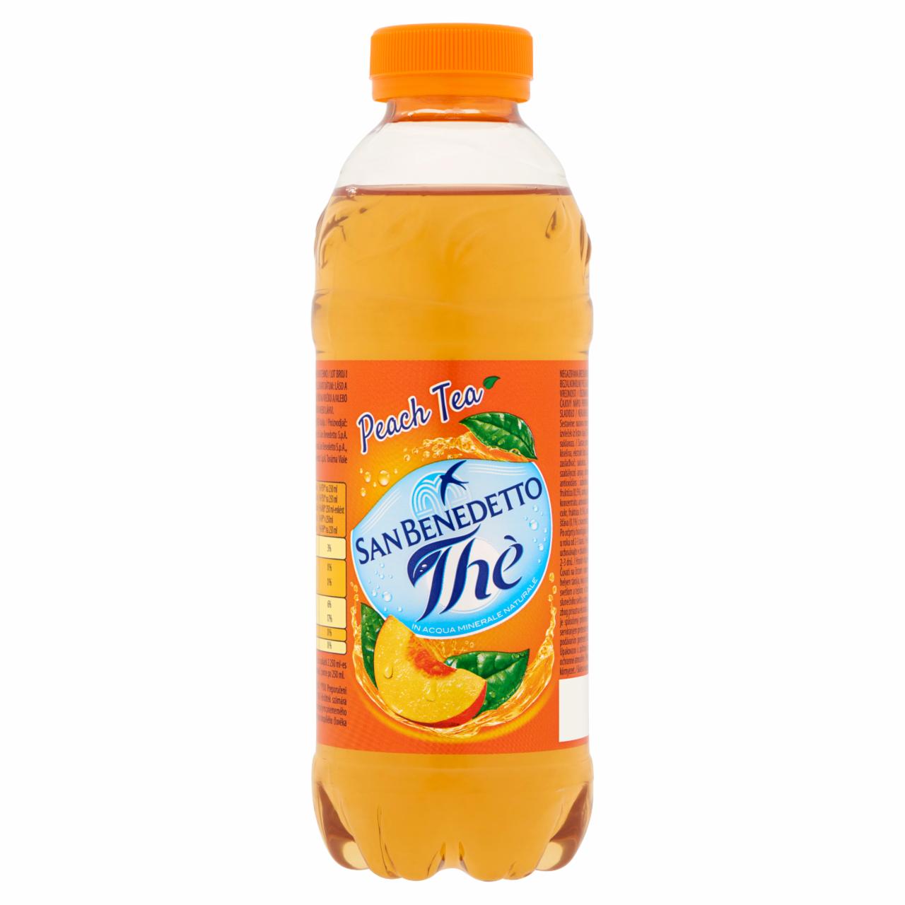 Képek - San Benedetto barackos ice tea ízű alkoholmentes üdítőital cukorral és édesítőszerekkel 0,5 l