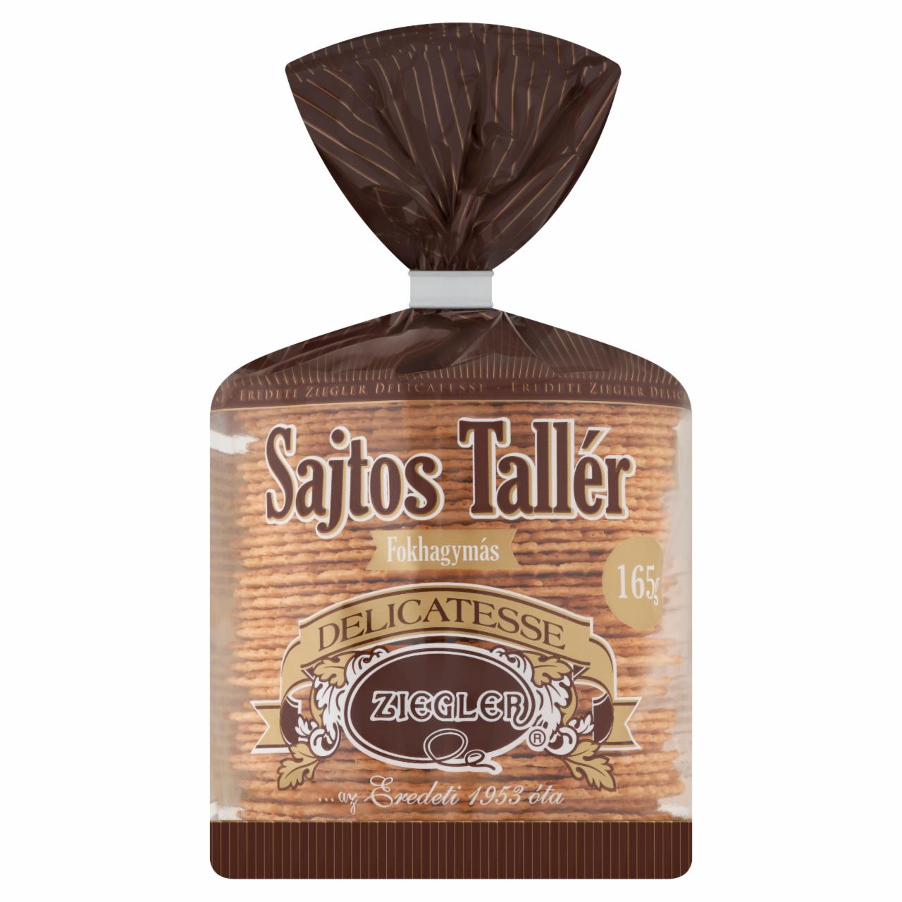 Képek - Ziegler fokhagymás sajtos tallér 165 g