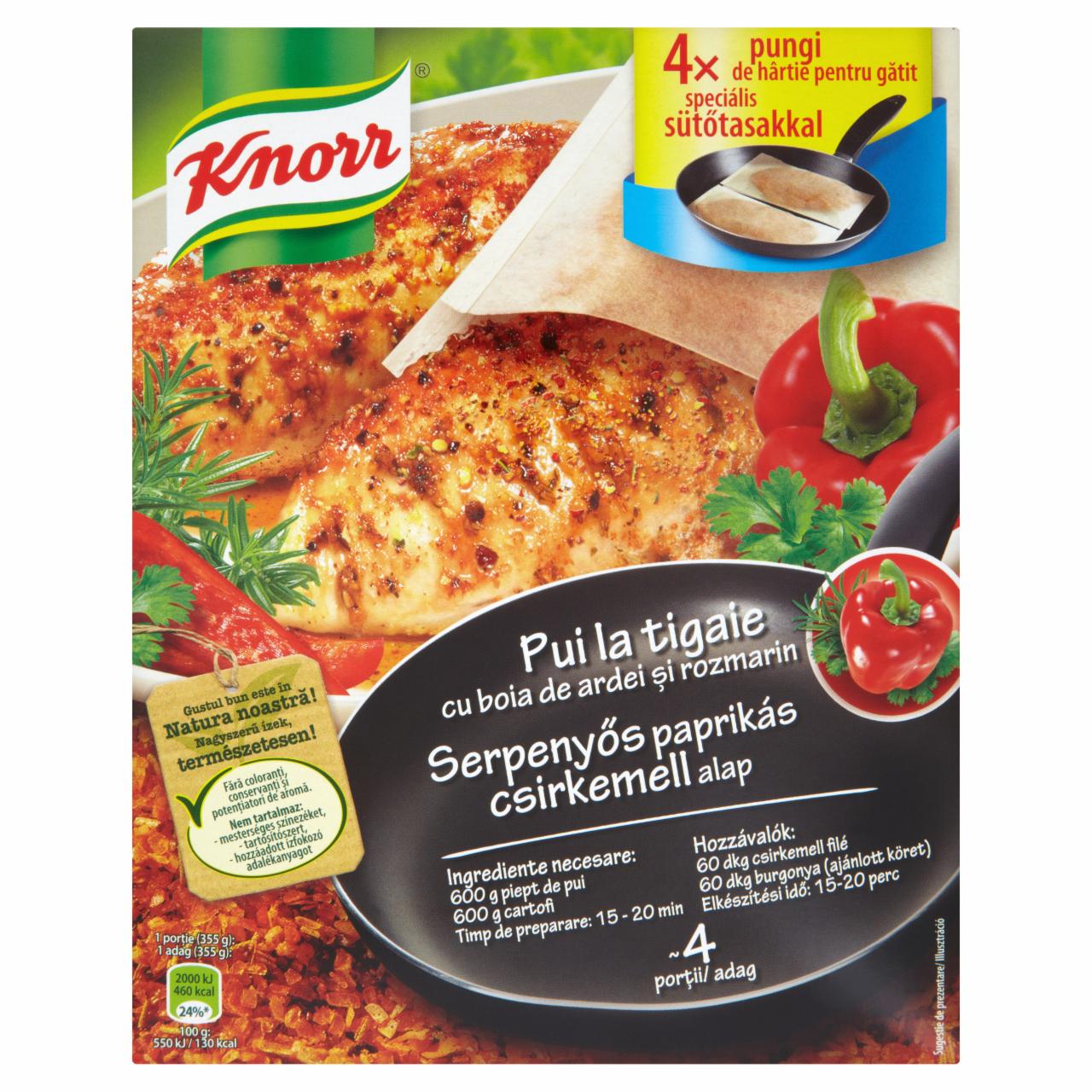 Képek - Knorr serpenyős paprikás csirkemell alap 16 g