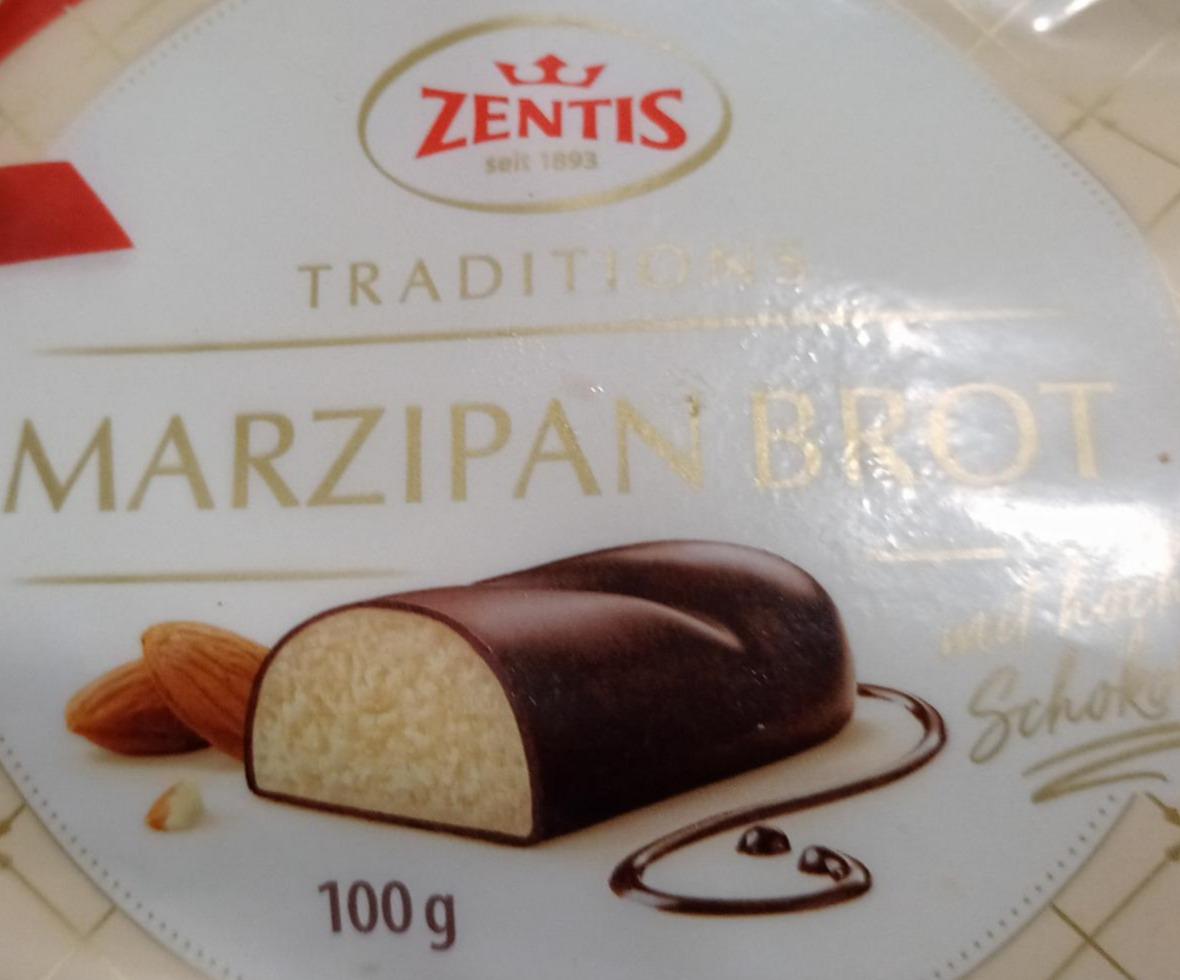 Képek - Zentis csokoládéval bevont marcipán 100 g