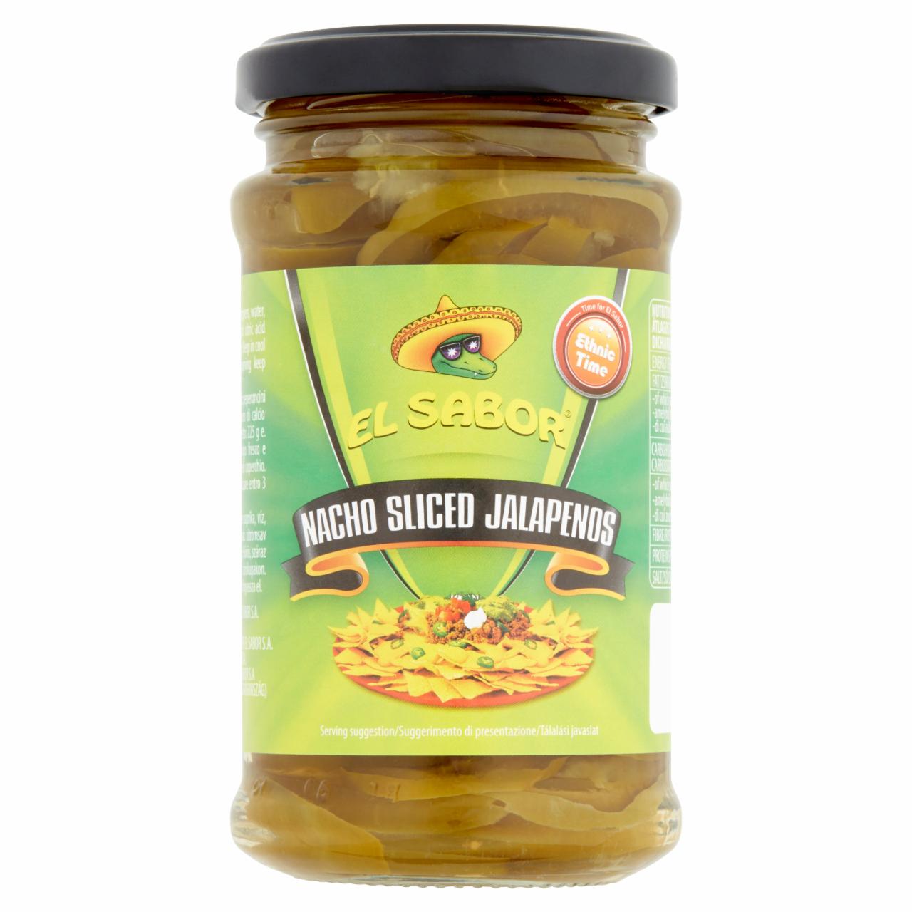 Képek - El Sabor szeletelt jalapeño 225 g