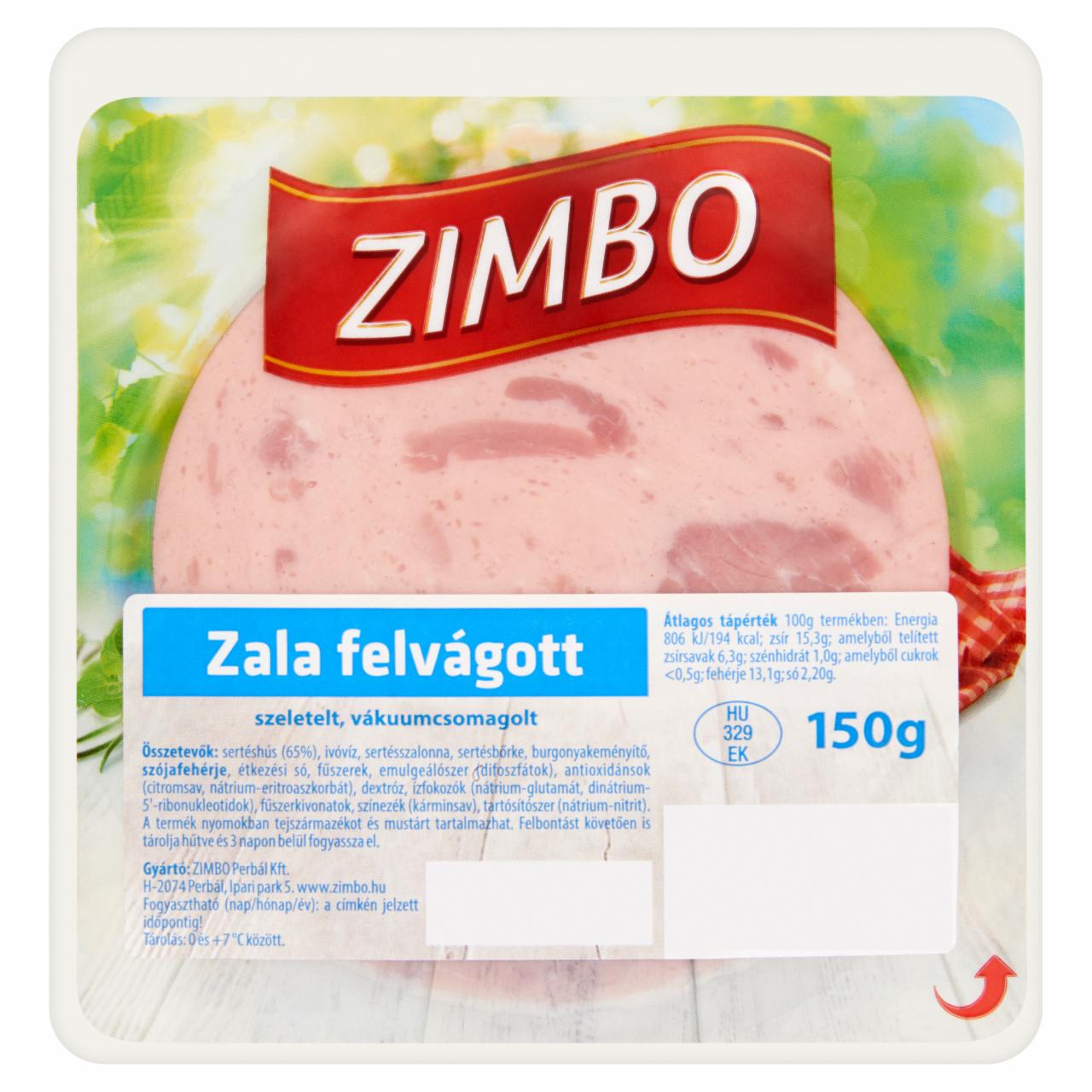 Képek - Zimbo zala felvágott 150 g