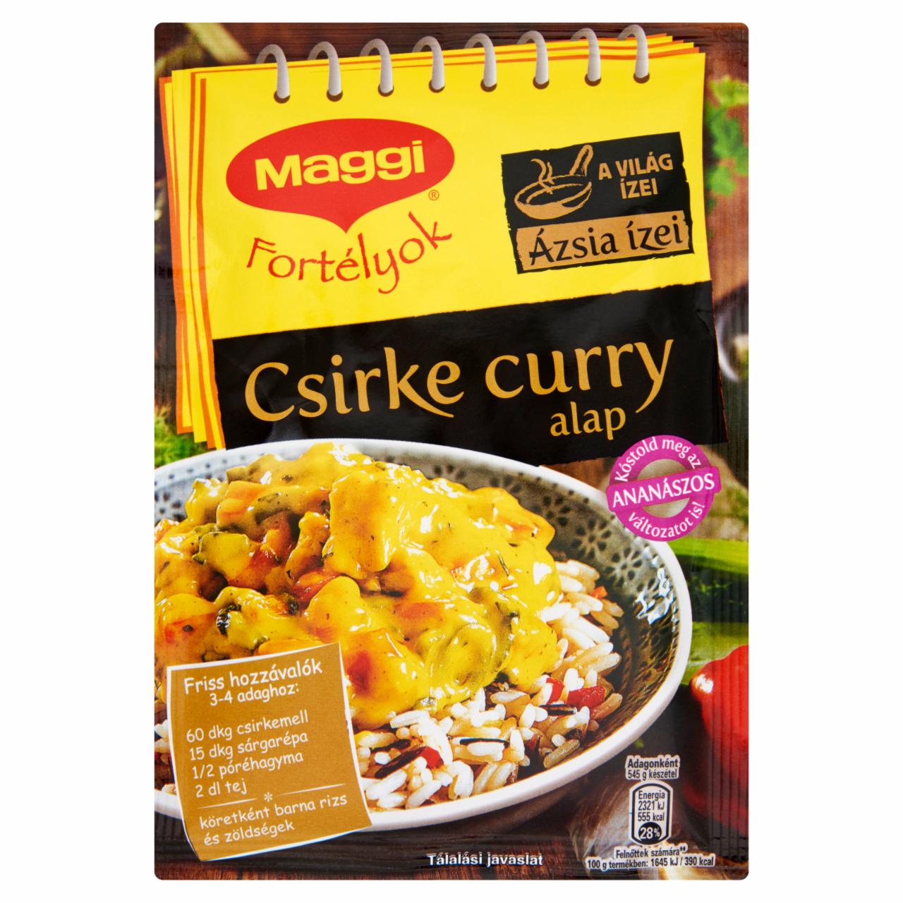 Képek - Maggi Fortélyok Csirke curry alap 47 g