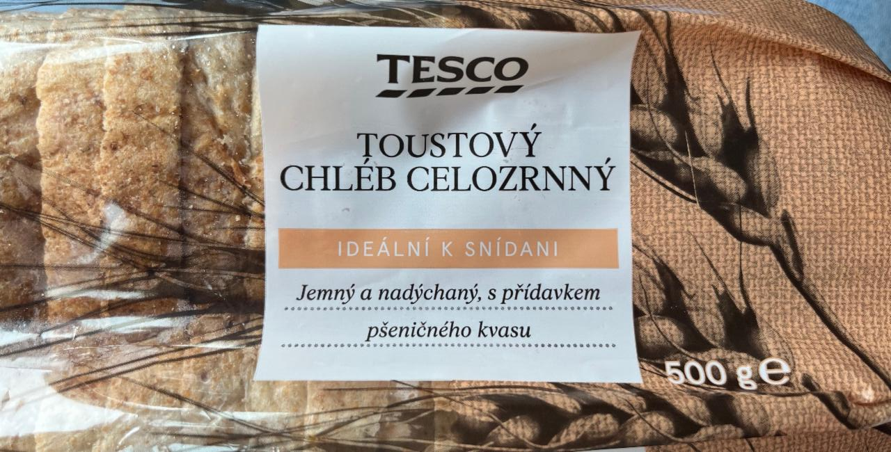 Képek - Toastový pšeničný chlieb celozrnný Tesco