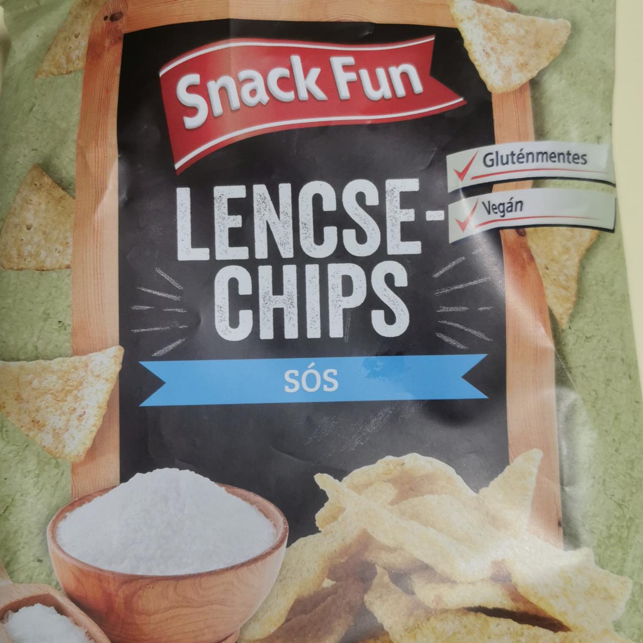 Képek - Lencse chips sós Snack Fun